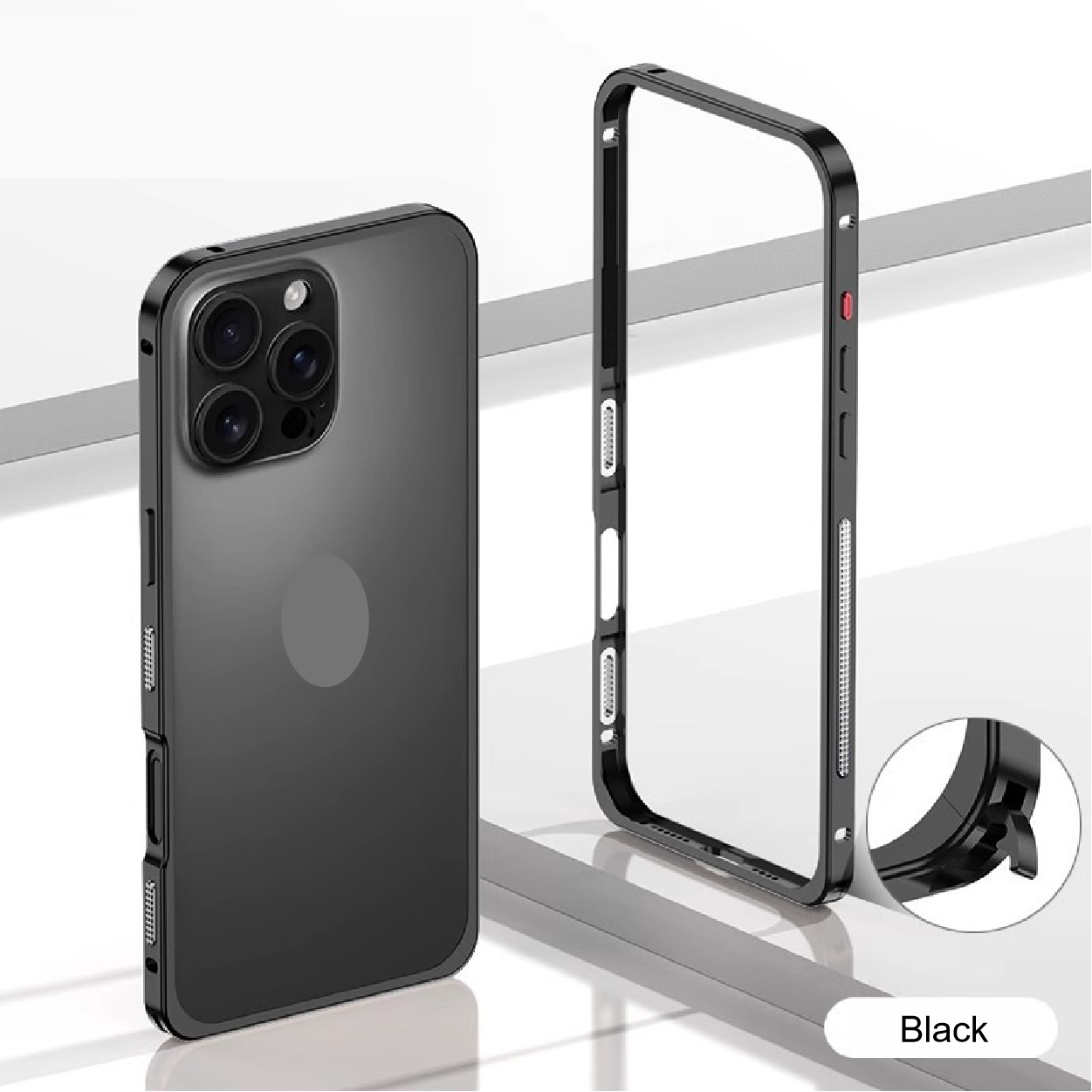 RhinoGuards Metal Frame Case With Camera Protection