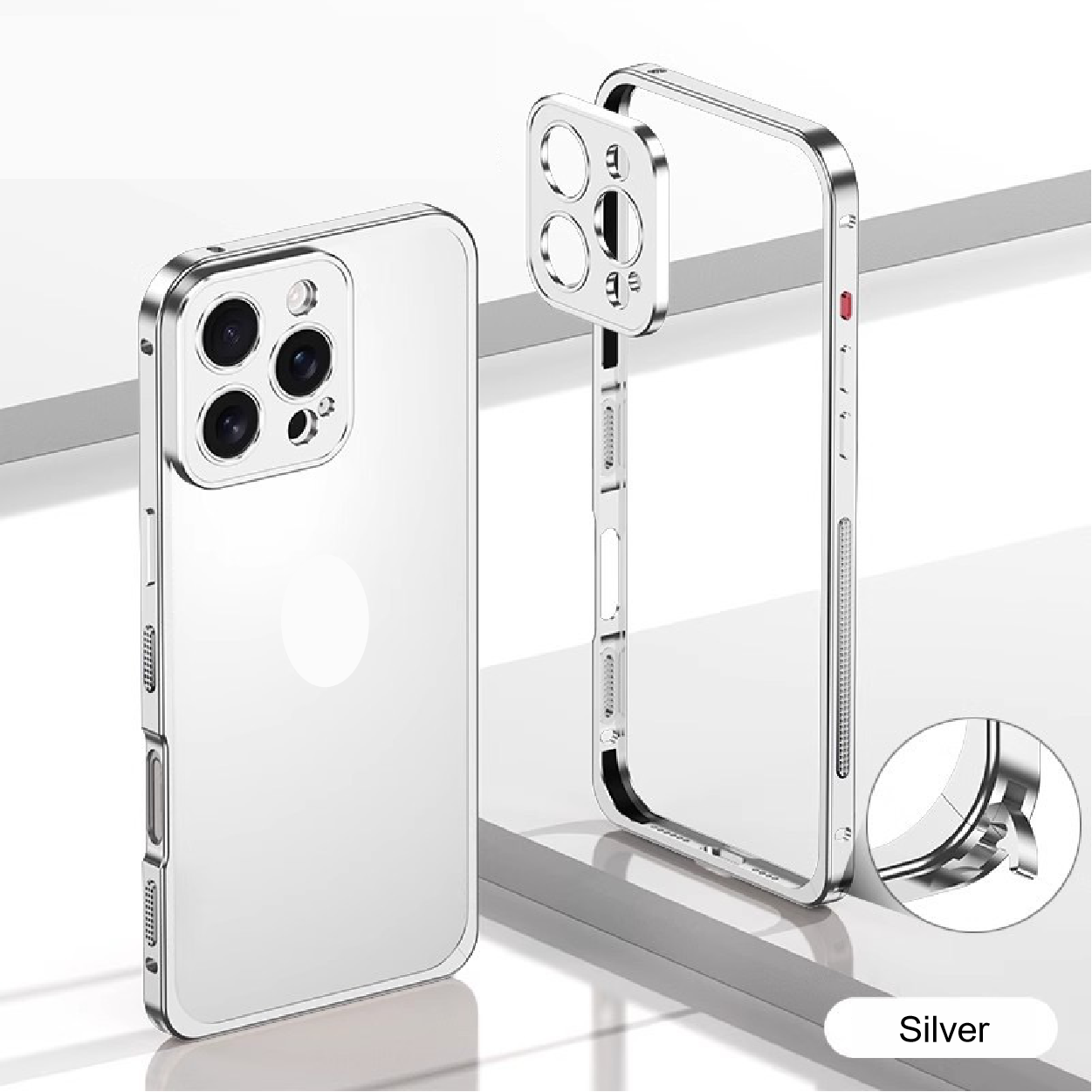 RhinoGuards Metal Frame Case With Camera Protection