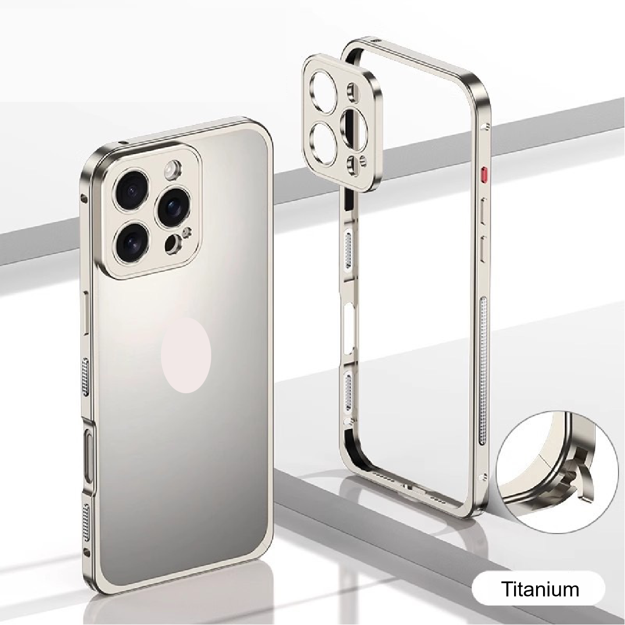 RhinoGuards Metal Frame Case With Camera Protection