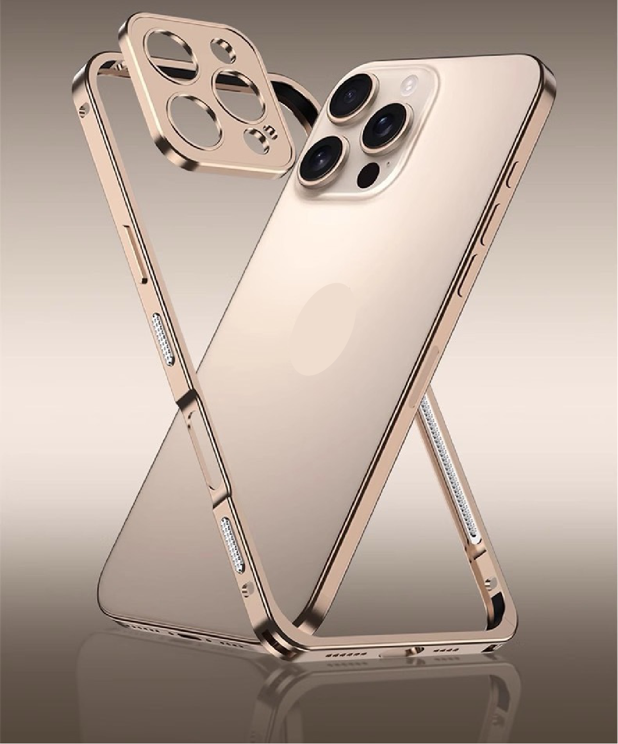RhinoGuards Metal Frame Case With Camera Protection