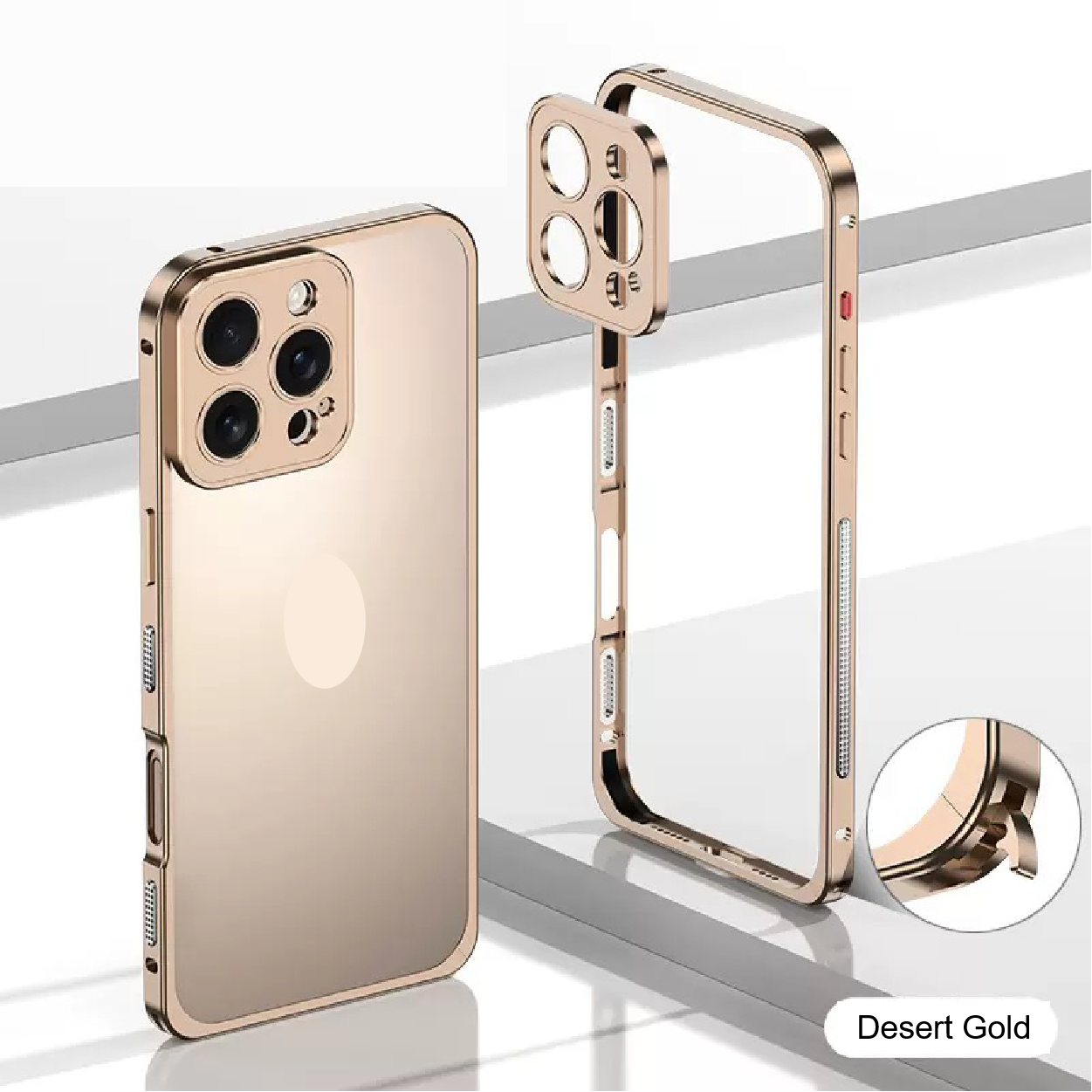 RhinoGuards Metal Frame Case With Camera Protection
