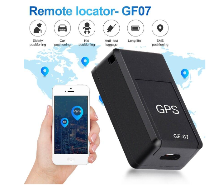 Remote locator GPS tracker with phone map
