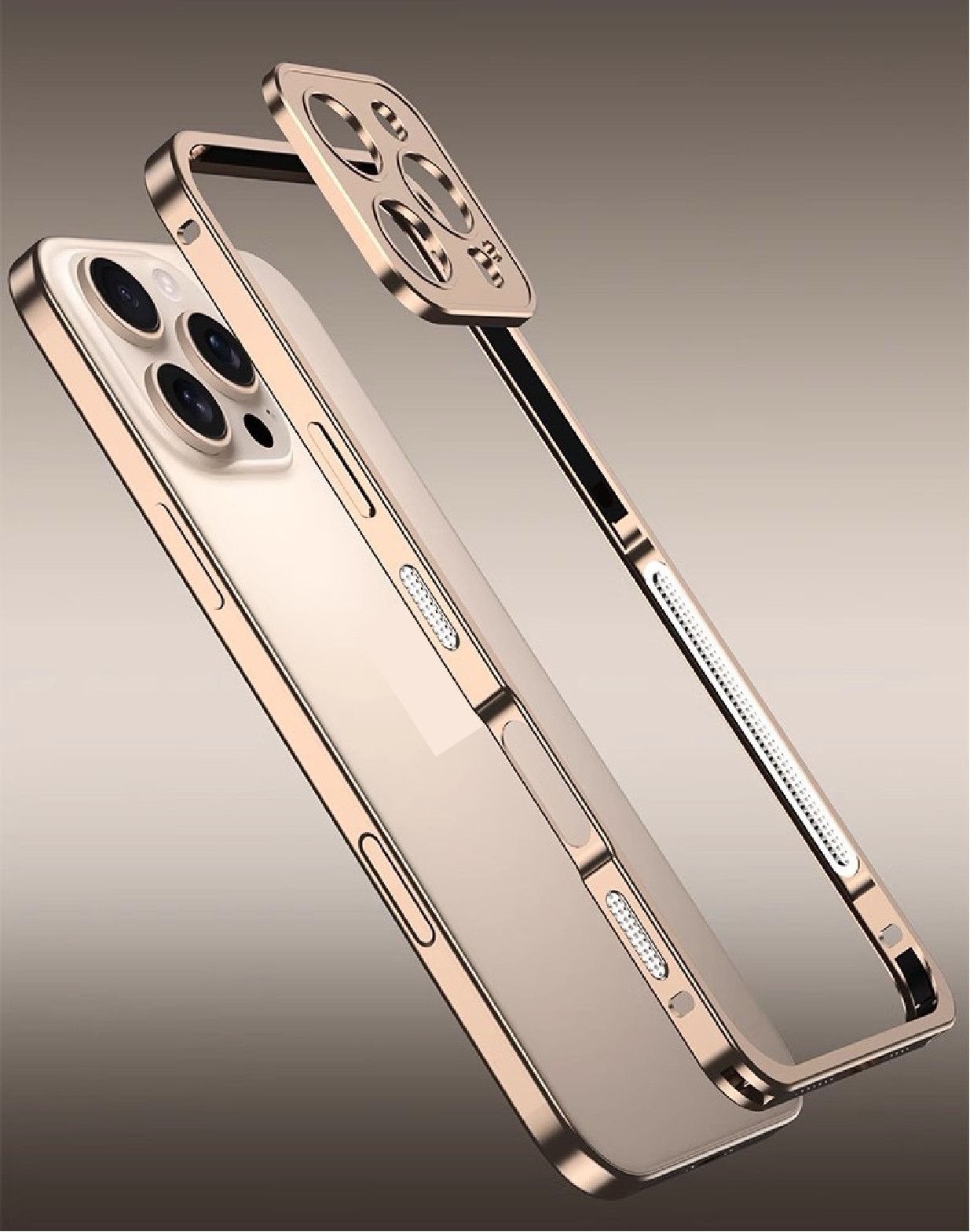 RhinoGuards Metal Frame Case With Camera Protection