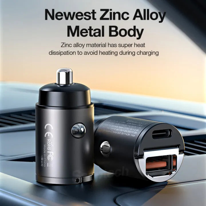 Mini Invisible Car Charger (1 Year Warranty) - Buy 1 Get 1 Free (Auto Applied)