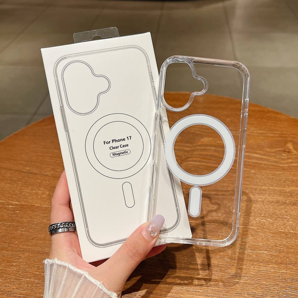 RhinoGuards Magsafe Clear Non Yellowing Shockproof Case - 17 Series