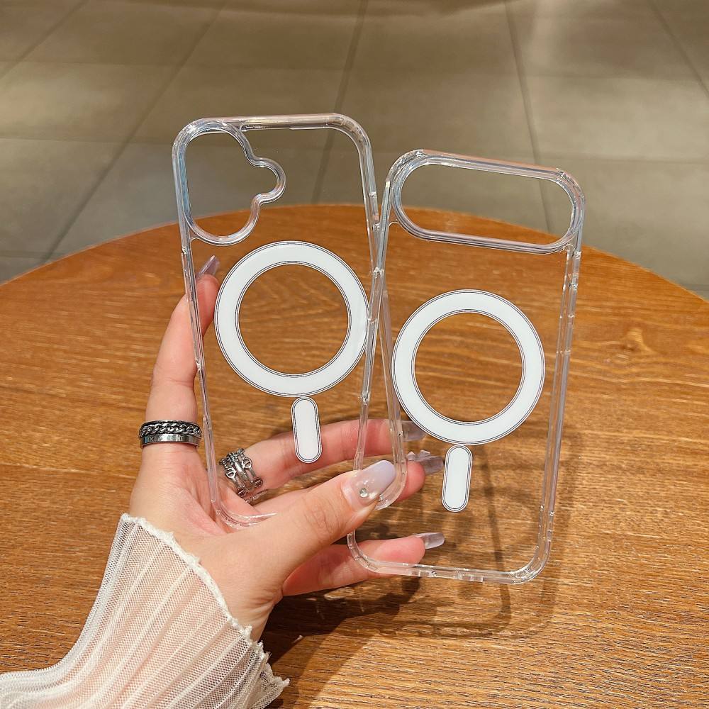 RhinoGuards Magsafe Clear Non Yellowing Shockproof Case - 17 Series