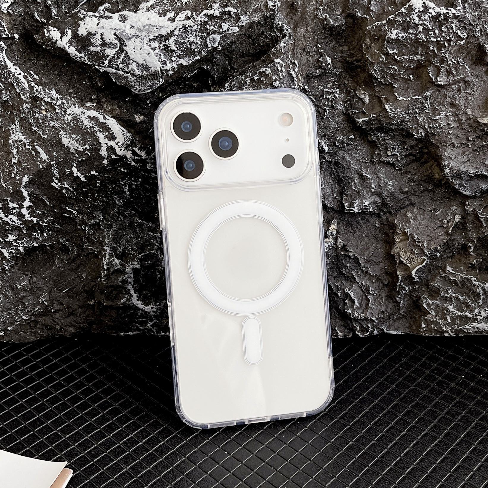 RhinoGuards Magsafe Clear Non Yellowing Shockproof Case - 17 Series