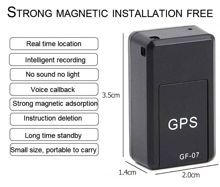 Mini GPS tracker size and feature overview