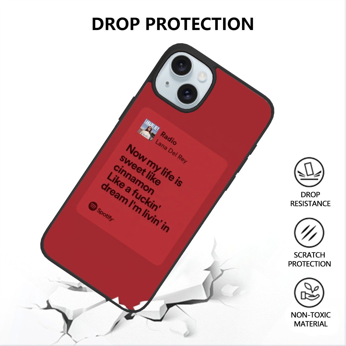 Ultra Protect Glass Case | RGLDR005 - Lana Del Rey