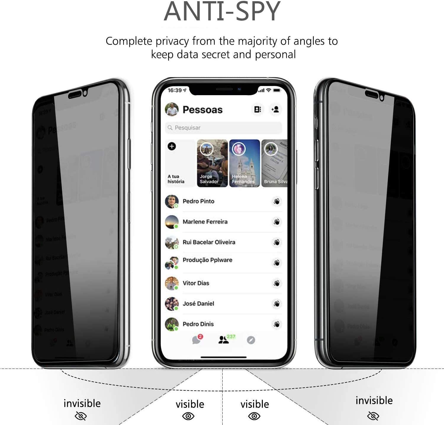 RhinoGuards 21D Privacy Screen Protector (Buy 1 Get 1 Free)