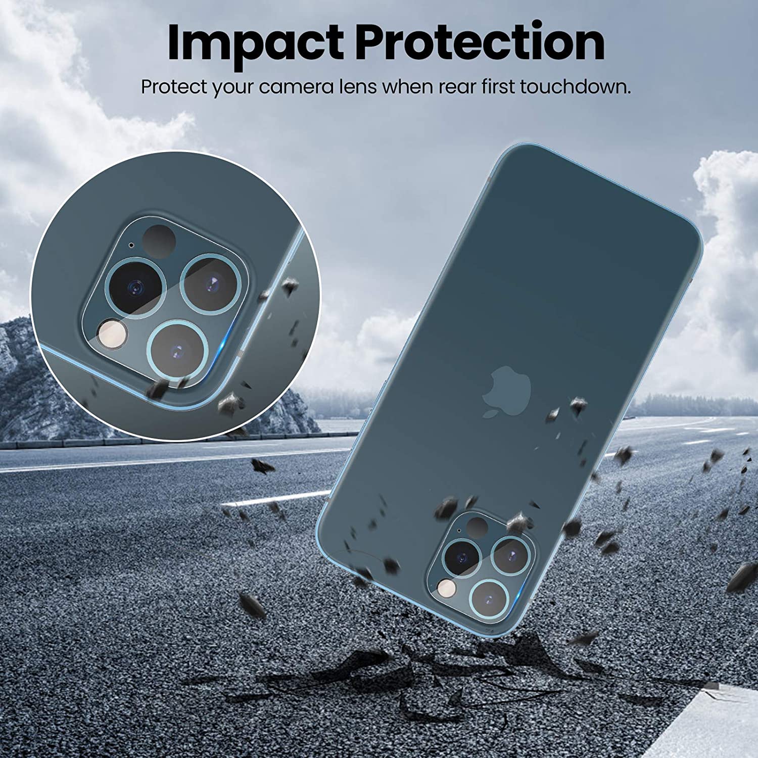 RhinoGuards™ Camera Lens Protector Easy Installation (9H Glass Protection)